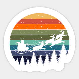 Santa is coming Sticker